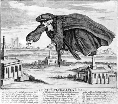 El Pluralista, c.1744 de Nathaniel Parr